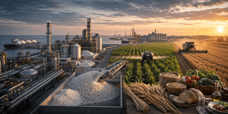 The Commodity Domino Effect: How One Disruption Can Travel from Natural Gas to Your Dinner Table